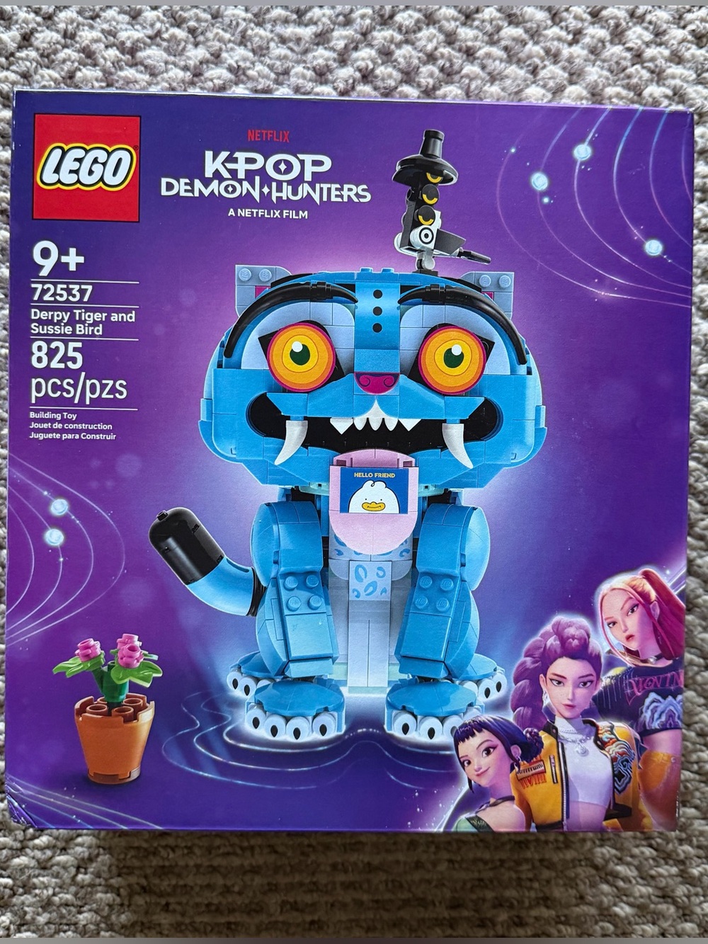 LEGO KPop Demon Hunters Derpy Tiger and Sussie Bird (72537) 45New In Box